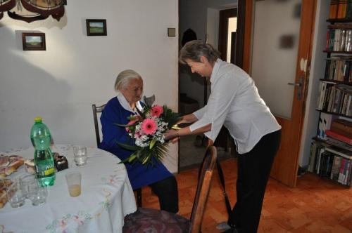 19. 10. 2012 – paní Boková 100let
